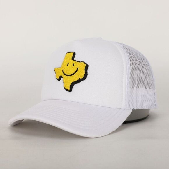 Texas Smiley Foam Trucker Hat - Picture 2 of 2